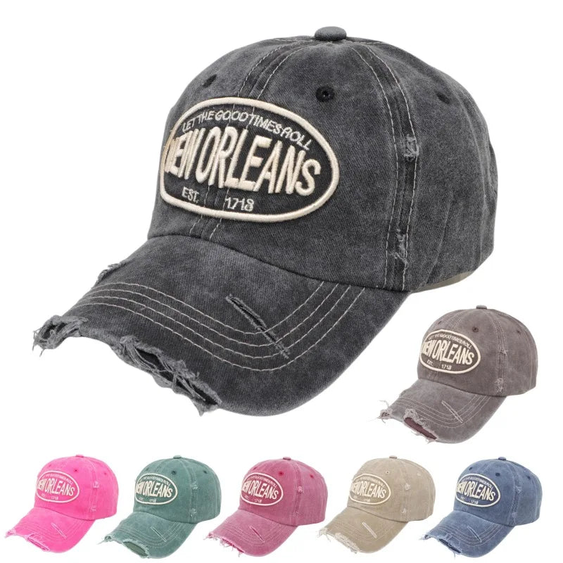 Embroidered Washed Baseball Cap — Swuffy