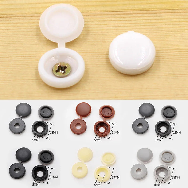 Hinged Plastic Screw Cap Cover — Swuffy