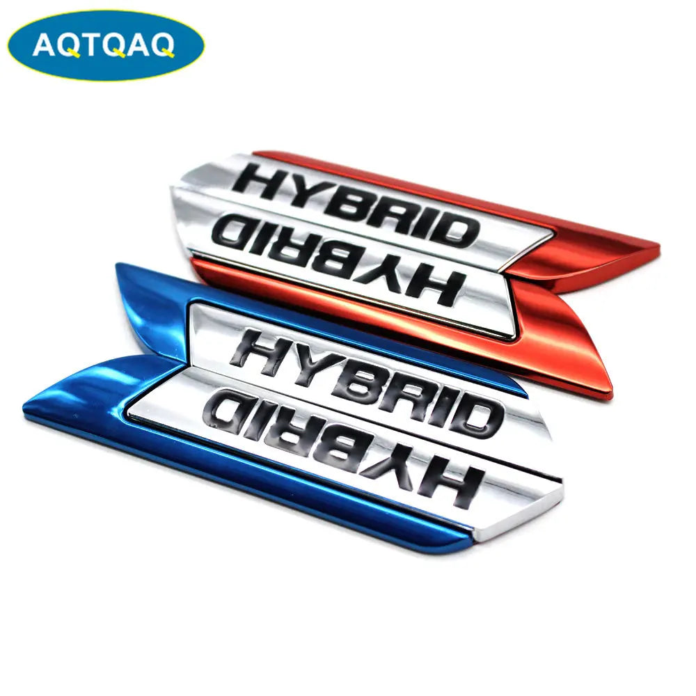 Personalized Car Stickers Metal Hybrid — Swuffy