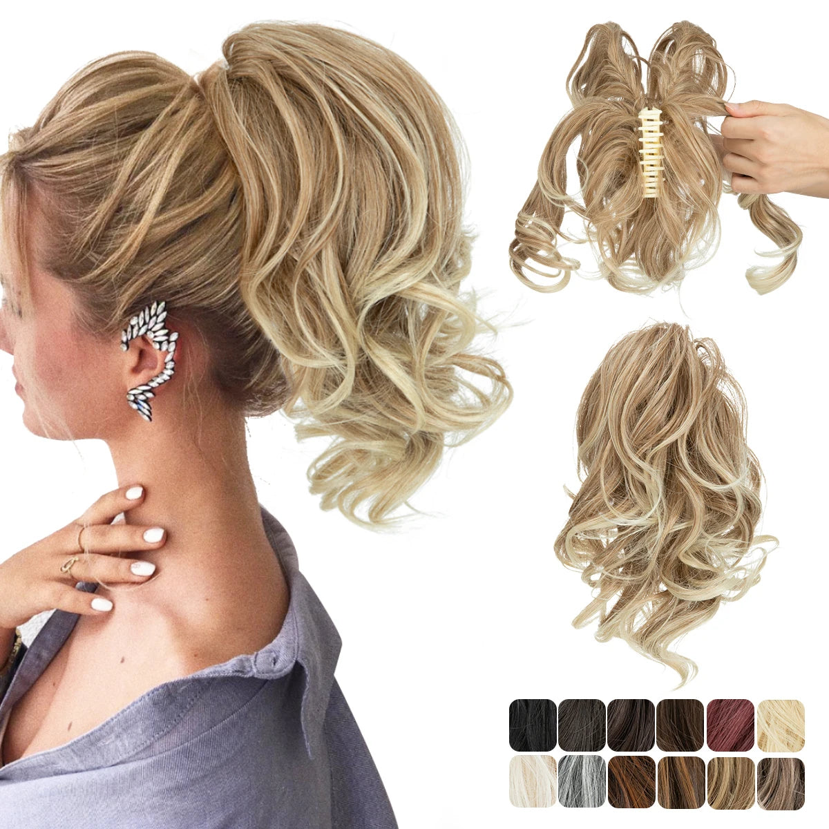 Sarla Synthetic Claw Clip In — Swuffy
