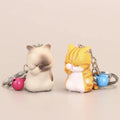Cartoon Cat Keychains Chubby Kitten — Swuffy