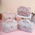 Floral Makeup Bag Simple Square — Swuffy