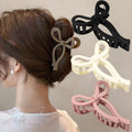 Matte Bow Large Hair Claw — Swuffy