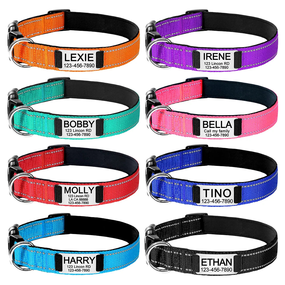 Personalized Reflective Custom Engraved Dog — Swuffy
