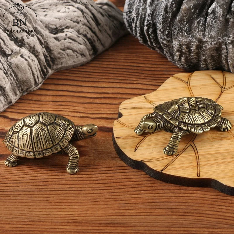 Antique Solid Copper Turtle Small — Swuffy