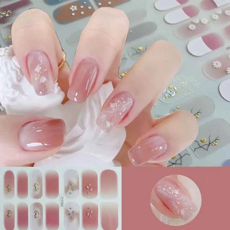 Tips Flowers Gradient Adhesive UV — Swuffy