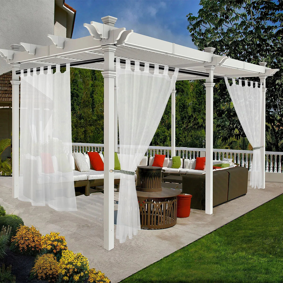 Outdoor Volie Curtain Tab Top — Swuffy
