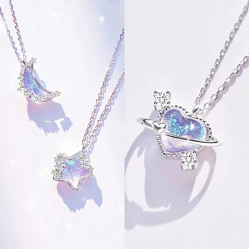 Simple Crystal Moon Pentagram Heart — Swuffy
