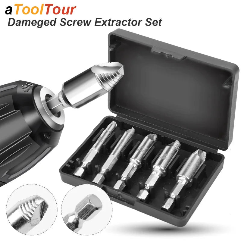 Damaged Screw Extractor Drill Bit — Swuffy