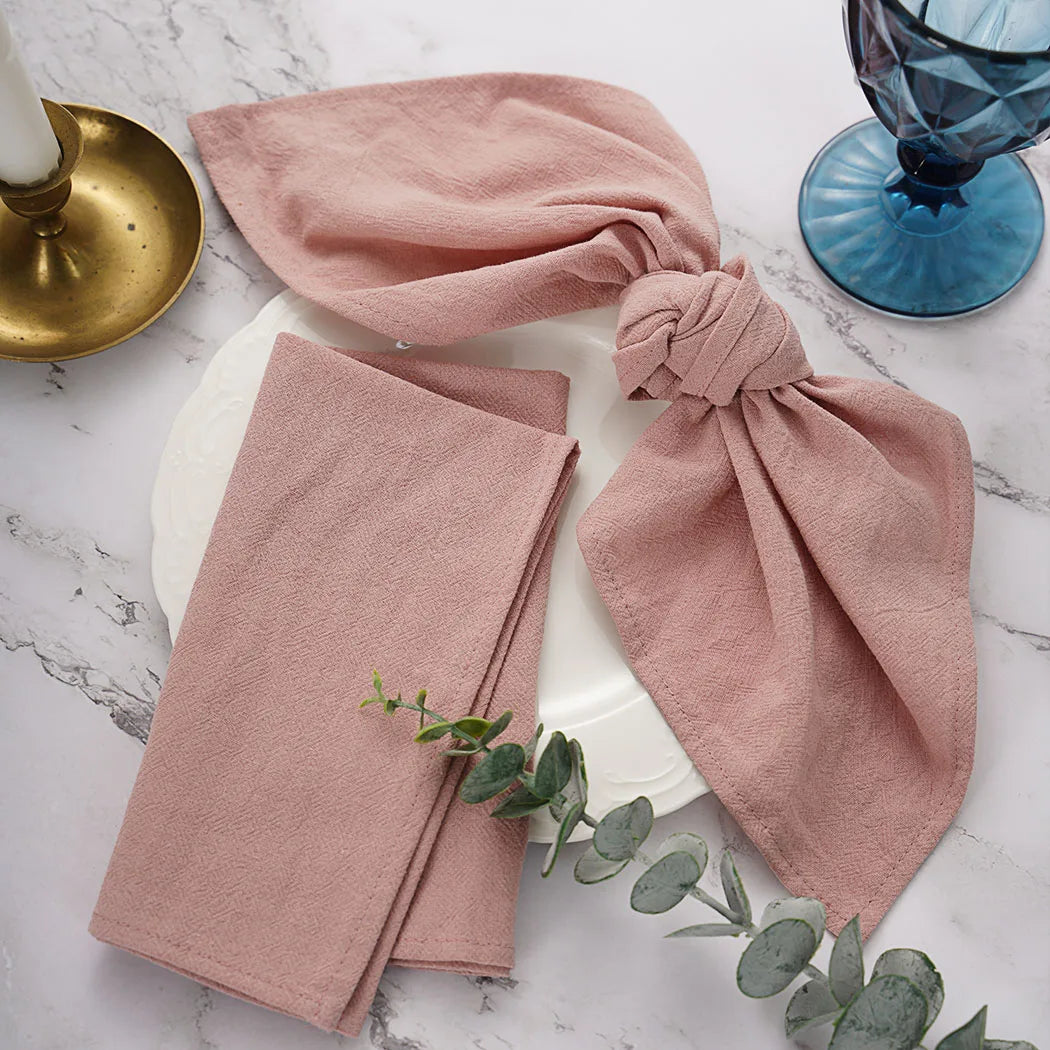 Napkins Cm Plain Washed Cotton — Swuffy