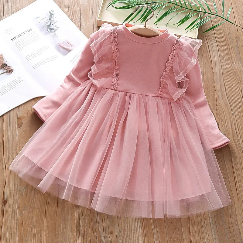 Girls Clothing Dress Autumn Girls — Swuffy