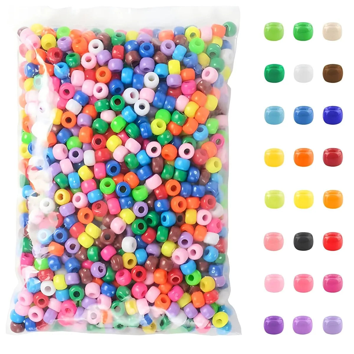 500pc Pony Bead DIY Jewelry Making Kit — Swuffy