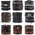 Vintage Leather Bracelet Woven Ornament — Swuffy