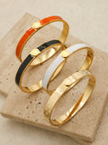 Width Stainless Steel Enamel Bracelet — Swuffy