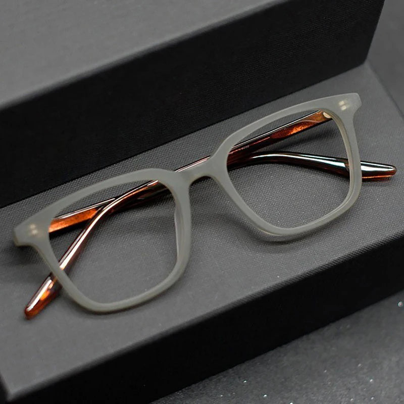 Vintage Frosted Square Optical Glasses — Swuffy