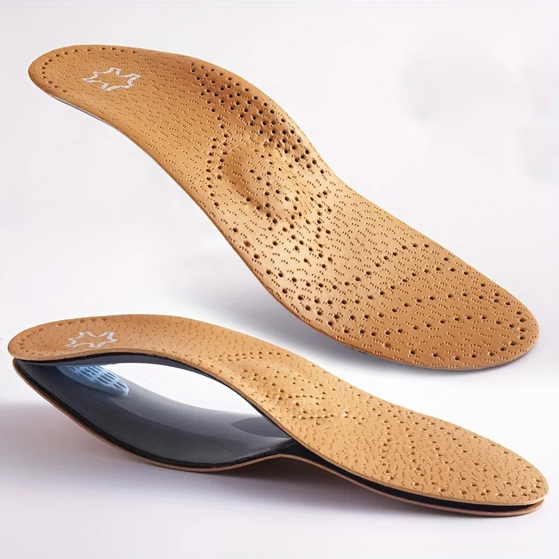 Classic Leather Orthotic Insole Flat — Swuffy