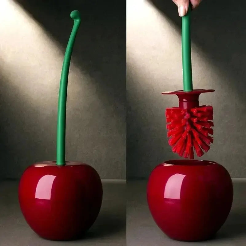 Red Toilet Brush Lovely Cherry — Swuffy
