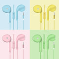 Wired Headset Macaron Earphone In — Swuffy