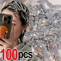 Silver Hair Clips Bb Snap — Swuffy