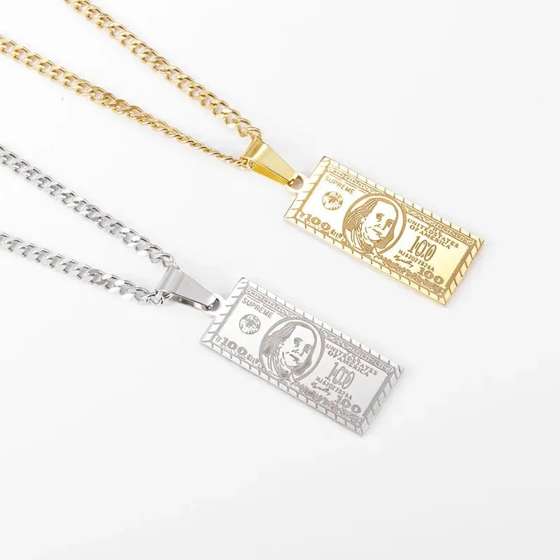 Stainless Steel Us Dollar Bill — Swuffy