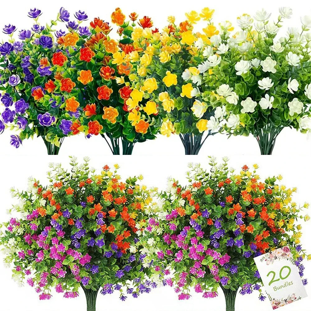 Bundle Artificial Flowers Outdoor Greenery — Swuffy