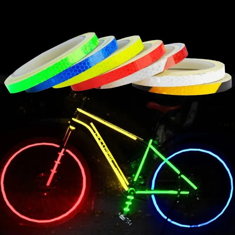 Bike Stickers Reflective Tape Fluorescent — Swuffy