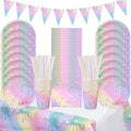 Iridescent Diamond Disposable Tableware Paper — Swuffy