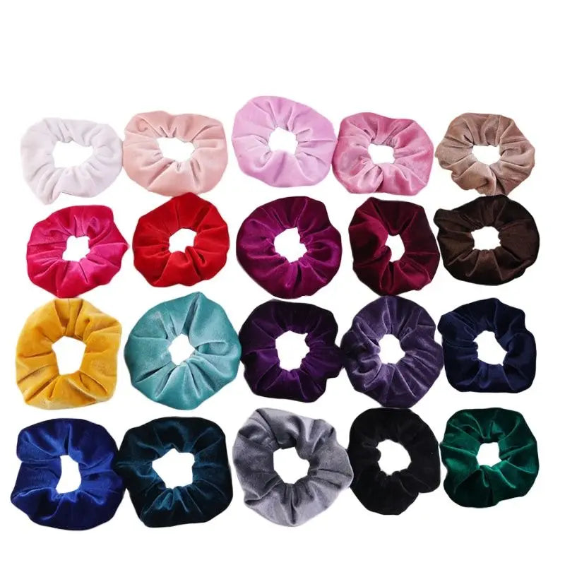 Korean Velvet Scrunchies Hair Ties — Swuffy