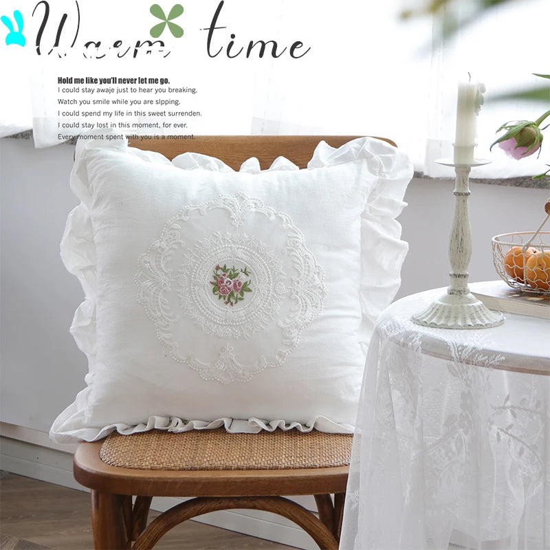 French Lace Cushion Cover — Swuffy