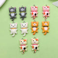Cartoon Cat Design Charms Resin — Swuffy