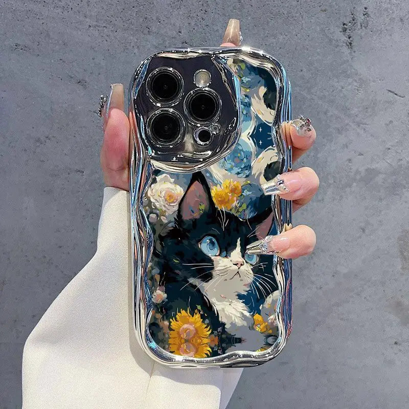 Black Cat Phone Case Iphone — Swuffy