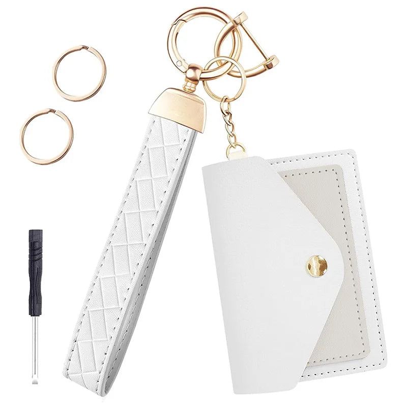 PU Microfiber Leather Wallet Wristlet — Swuffy