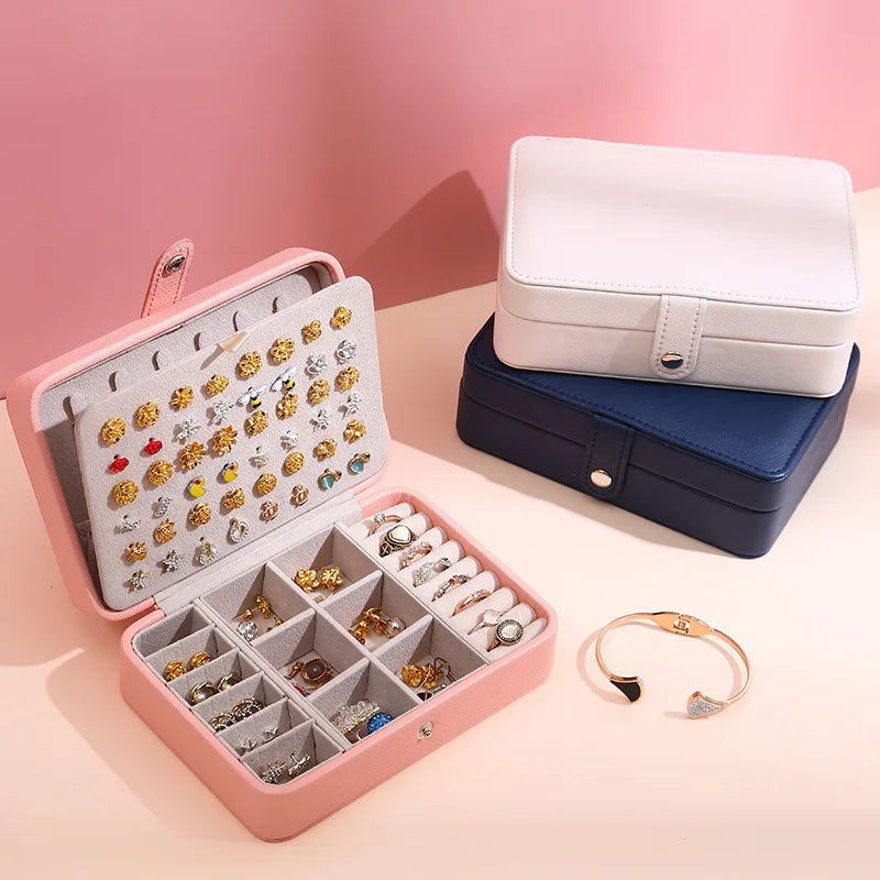 Double Layer Buttoned Jewelry Storage — Swuffy