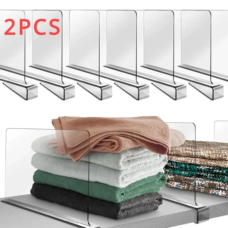 Clear Acrylic Closet Shelf Bookcase — Swuffy