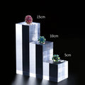 Plexiglass Square Block Jewelry Display — Swuffy