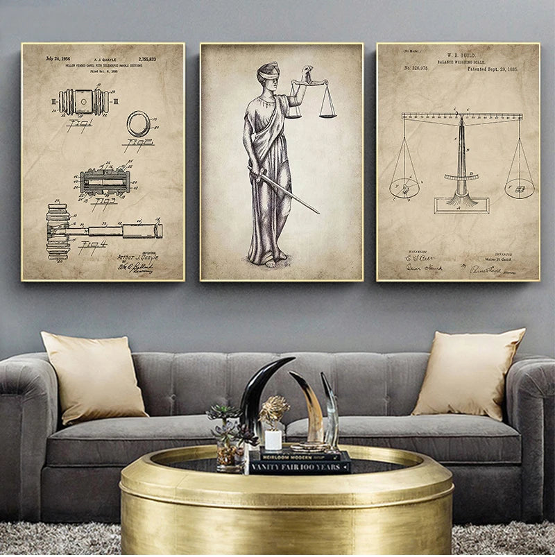 Attorney Lady Justice Law Patent — Swuffy
