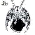 Eudora Gragon Obsidian Ball Necklace — Swuffy