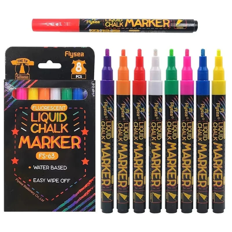 Liquid Chalk Markers Washable Wet — Swuffy