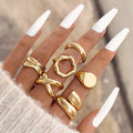 Tocona Gold Lrregular Intersect Ring — Swuffy