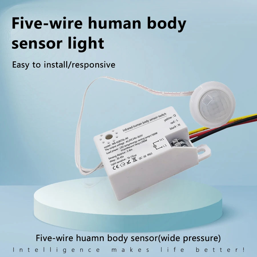 Nuvora Ac -265V Pir Infrared Body Motion Sensor — Nuvora