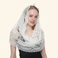 Embroider Lace Scarf Church Shawl — Swuffy