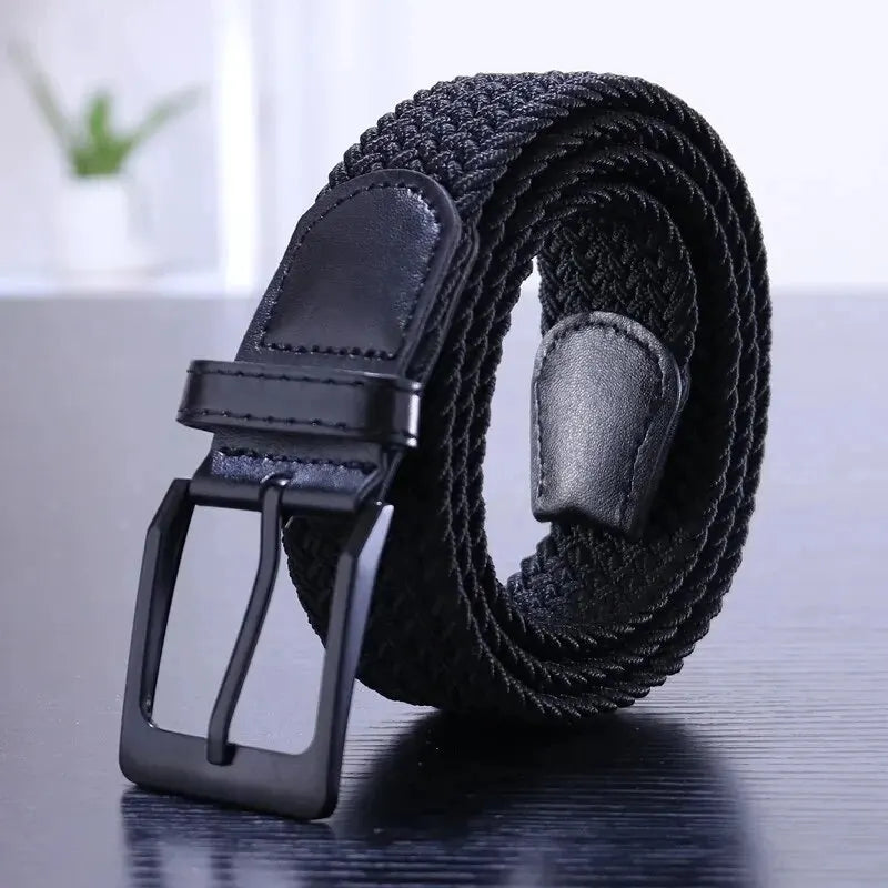 Belt Casual Woven Elastic Belt — Swuffy