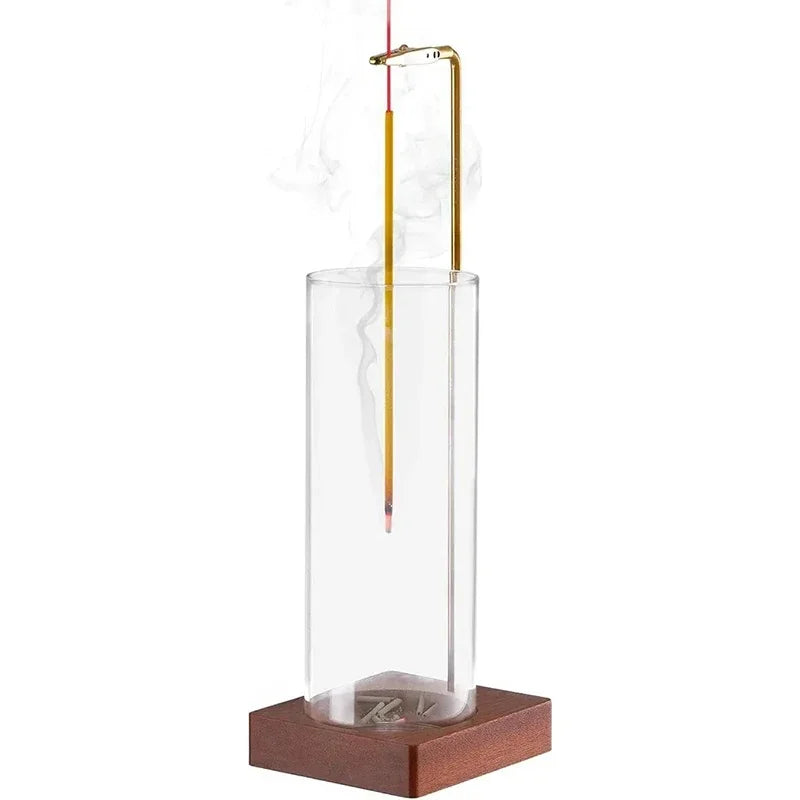 Nuvora Incense Holder Incense Holder Sticks Removable Glass — Nuvora