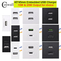 Coswall Wall Dual USB Socket — Swuffy
