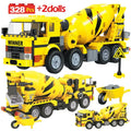 City Engineering Trucks Yellow Car — Swuffy