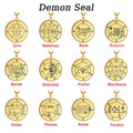 Eueavan Solomon Demon Seal Necklace — Swuffy