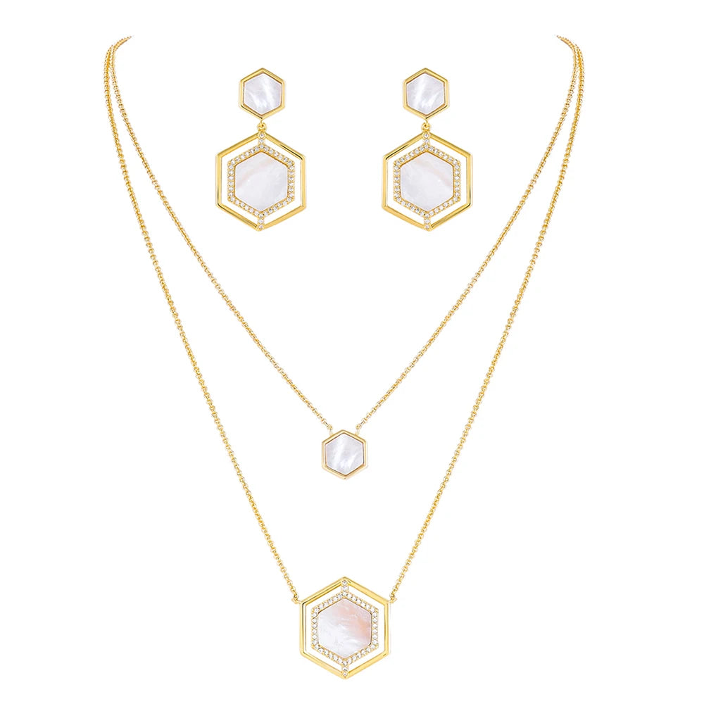 Weimanjingdian Brand Summer Necklace Earring — Swuffy