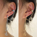 Vintage Pendant Metal Dangle Earrings — Swuffy