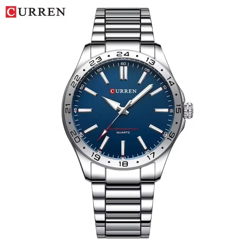 Curren Quartz Watch Simple Stainless — Swuffy