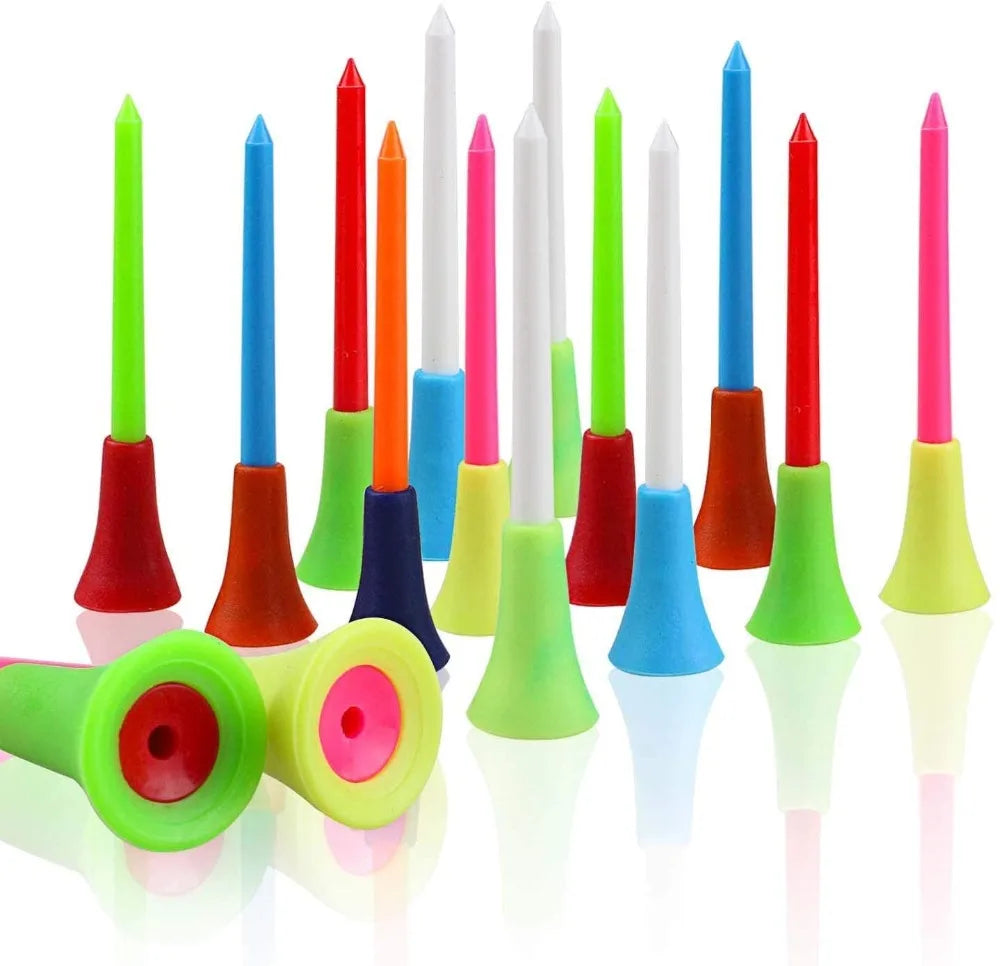 Golf Tees Mix Colors Plastic — Swuffy